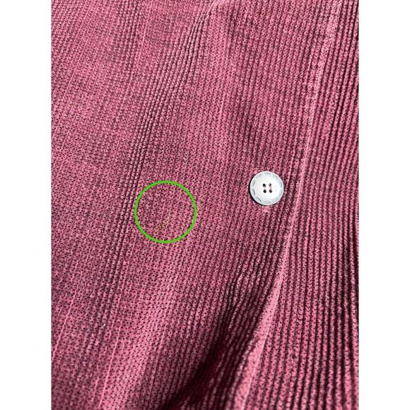 Vintage Tom Tom California Cotton Purple Chore Duster Coat Lagenlook Medium - Picture 4 of 8